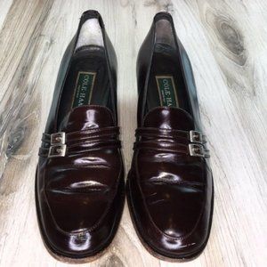 Cole Haan Women's 2-inch Heeled Brown Loafers